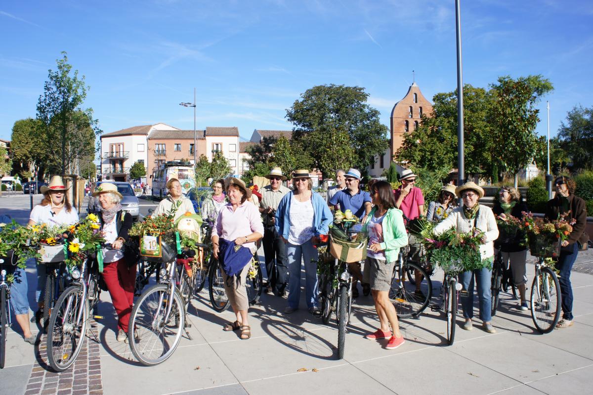 Vélos fleuris