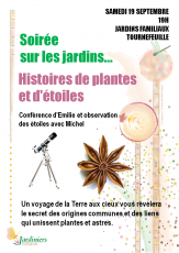 Affiche soirée étoiles Affiche soirée étoiles