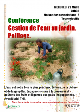 Conférence gestion de l'eau