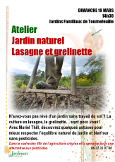 Affiche Atelier Jardinage naturel
