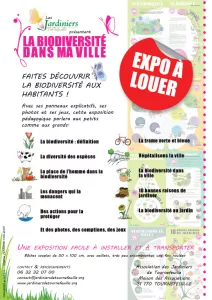 Flyers de l'exposition biodiversité
