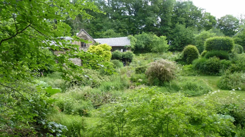 Jardin de gilles Clément dans la Creuse